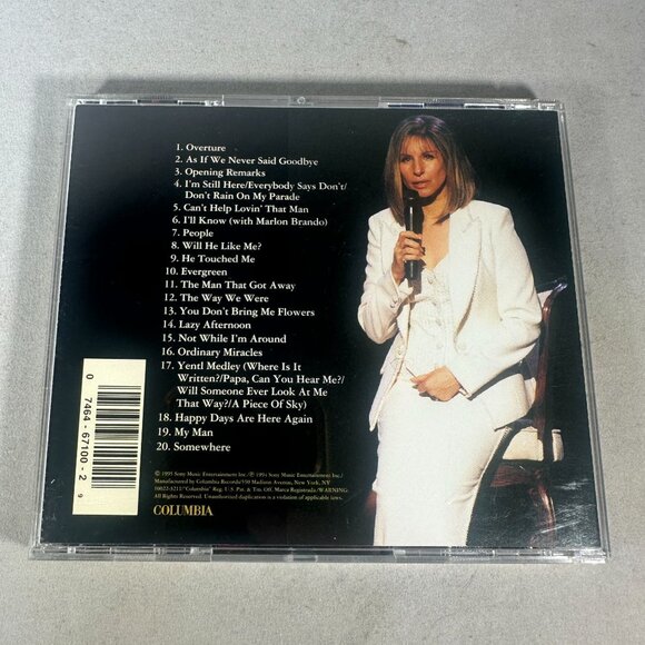 Barbra Streisand The Concert Highlights CD 1995 Live Madison Square Garden - Picture 2 of 3